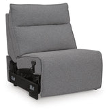 Modmax II Reclining Sectional with Double Chaise and Audio Consoles
