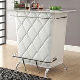 Fuero White/Chrome Bar Table (K/D)