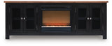 Wildenauer 76" TV Stand with Electric Fireplace