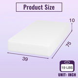Nasturtium 10" Bamboo Charcoal Infused Memory Foam