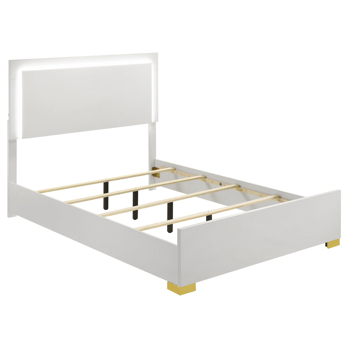 Marceline Panel Bed with LED Lighting