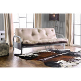 Aksel Black/Red Futon Mattress, Black, Red & Gray