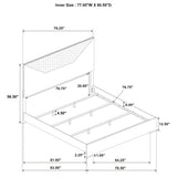 Ives Panel Bed with LED Lighting