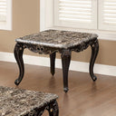 Albacete End Table Walnut & Campage