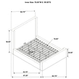 Nala Wingback Platform Bed