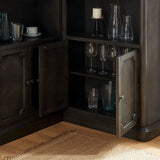 Voltaire Gray Curio Cabinet