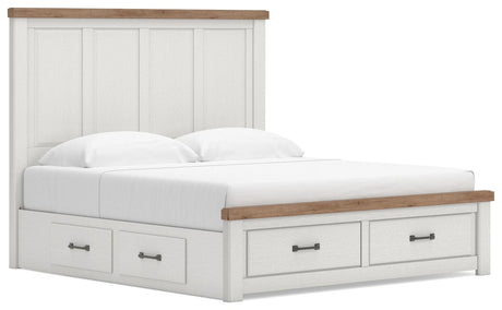 Ashley Savonport King Panel Storage Bed