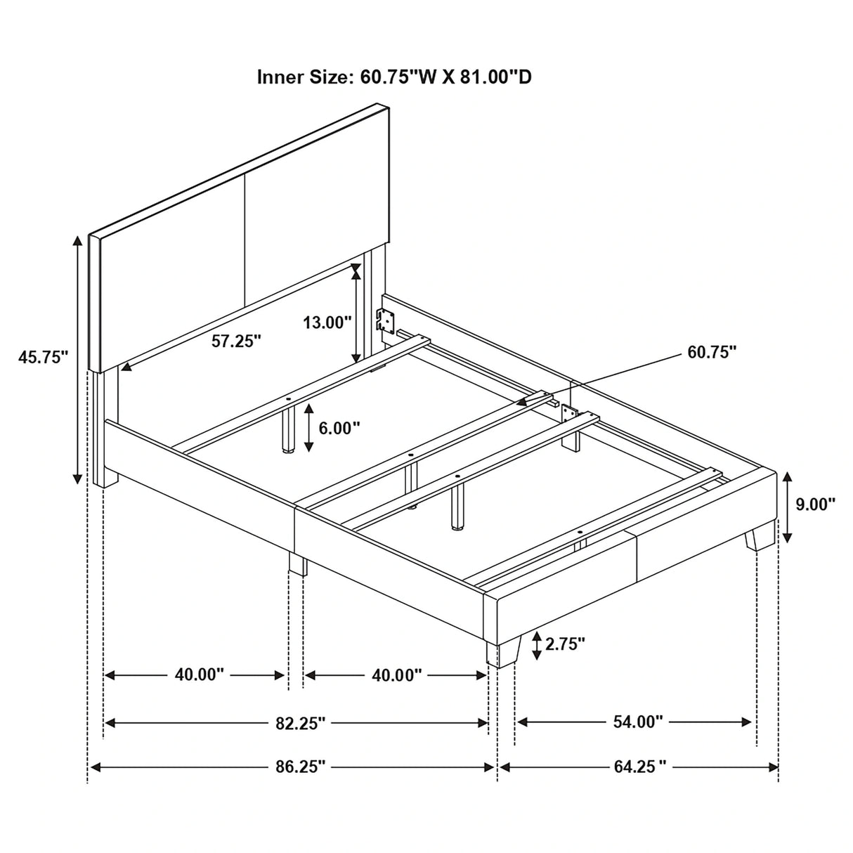 Dorian Panel Bed