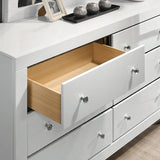 MAGDEBURG Cal.King Bed, Black & White