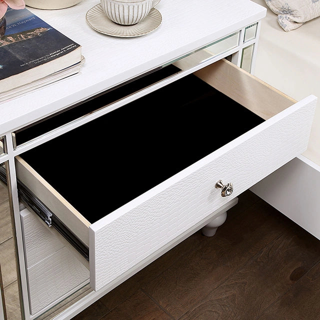 Brachium Bed White & Silver