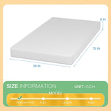 Forsythia 8" Green Tea Gel Memory Foam