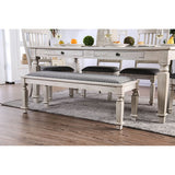 Georgia 6 Pc Dining Table Set with Bench