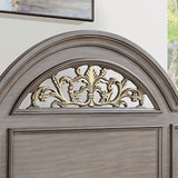 Syracuse Bed Cherry & Grey