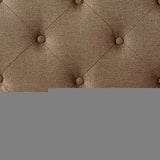 Carly Cal.King, E.King, Full, & Queen Bed Grey & Brown