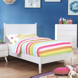 Lennart Bed Oak, Black, Gray, & White