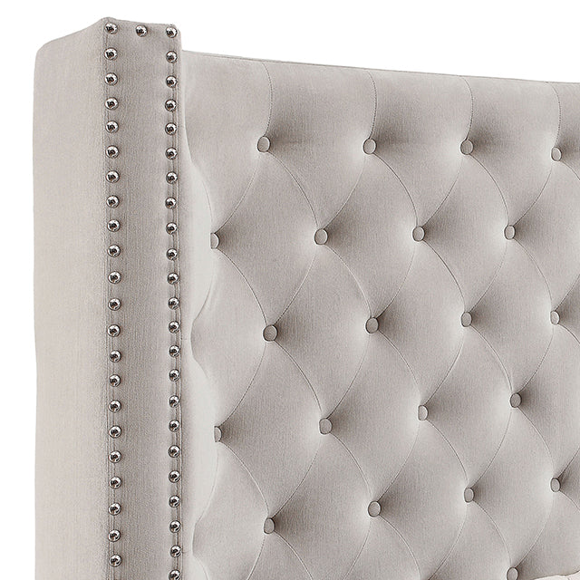 Rosabelle Bed Black, Grey, & Ivory