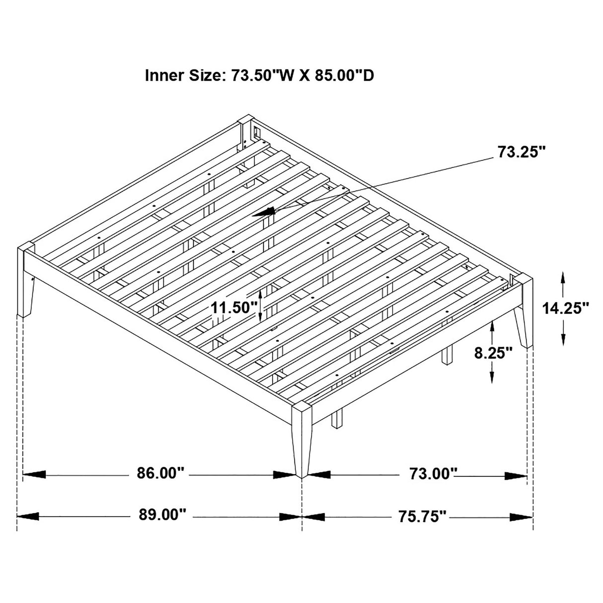 Hounslow Platform Bed Base