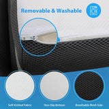 Hollyhock 4" Twin Tri-Fold Memory Foam Topper
