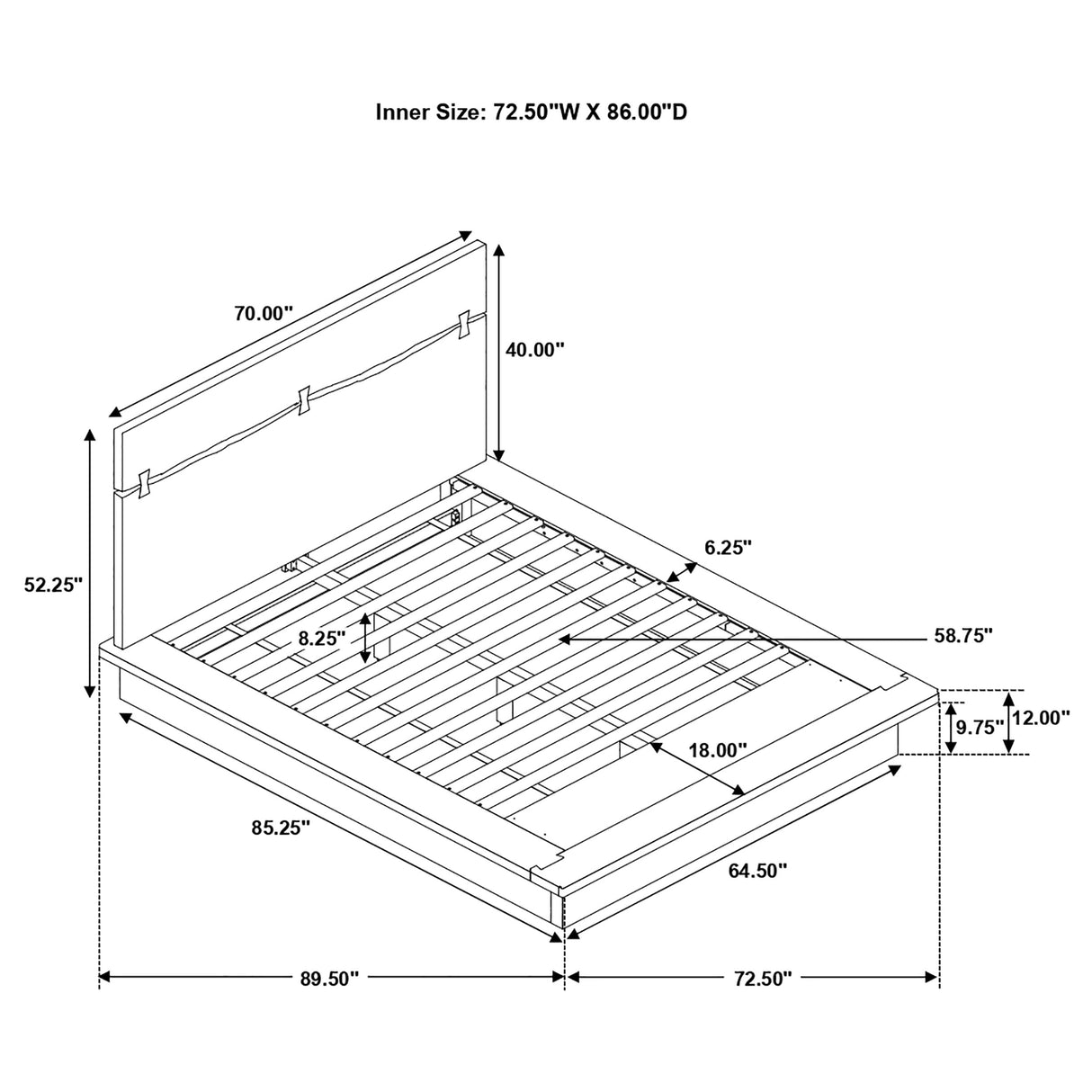 Winslow Panel Platform Bed