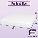 Nasturtium 10" E.King Bamboo Charcoal Infused Memory Foam