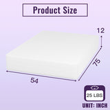 Nasturtium 12" Full Bamboo Charcoal Infused Memory Foam