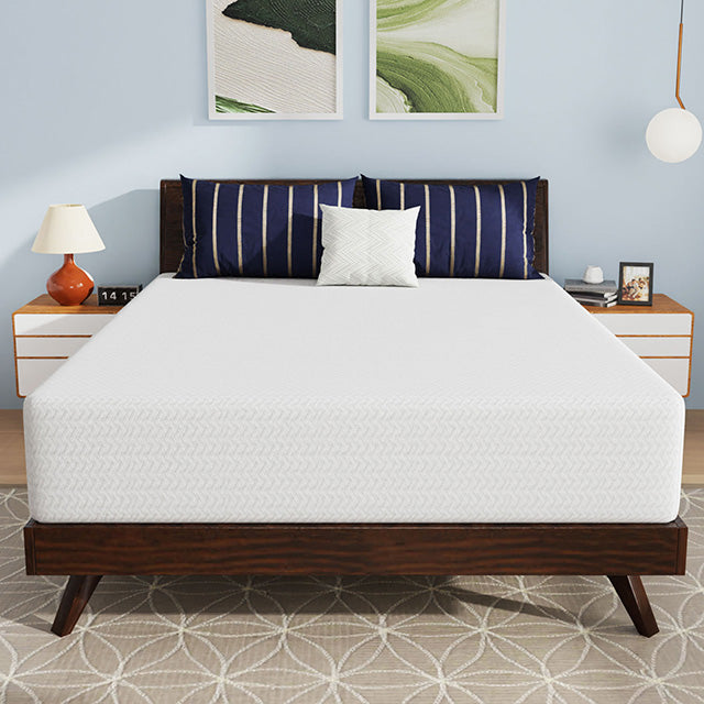 Nasturtium 12" Queen Bamboo Charcoal Infused Memory Foam