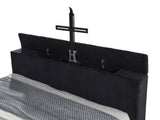 Tisdall Wingback TV Bed with Flame Visualizer