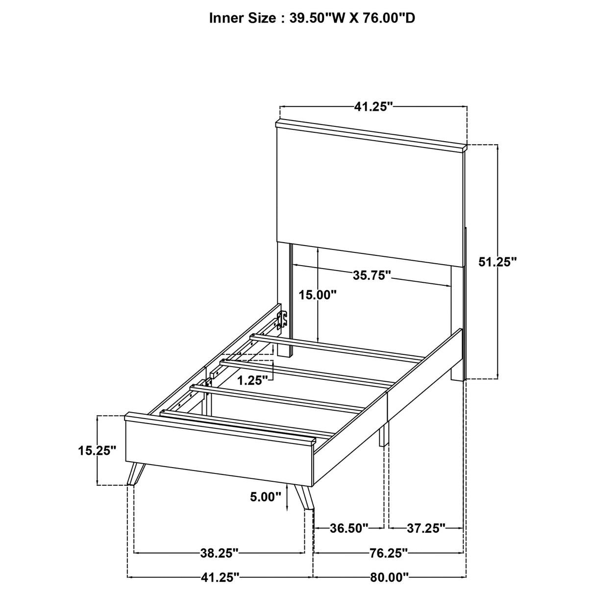 Kaywood Panel Bed