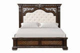 Promenade Bed Dark Brown & White