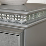 Maddie Bed White & Silver