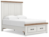 Ashley Savonport Full Panel Storage Bed