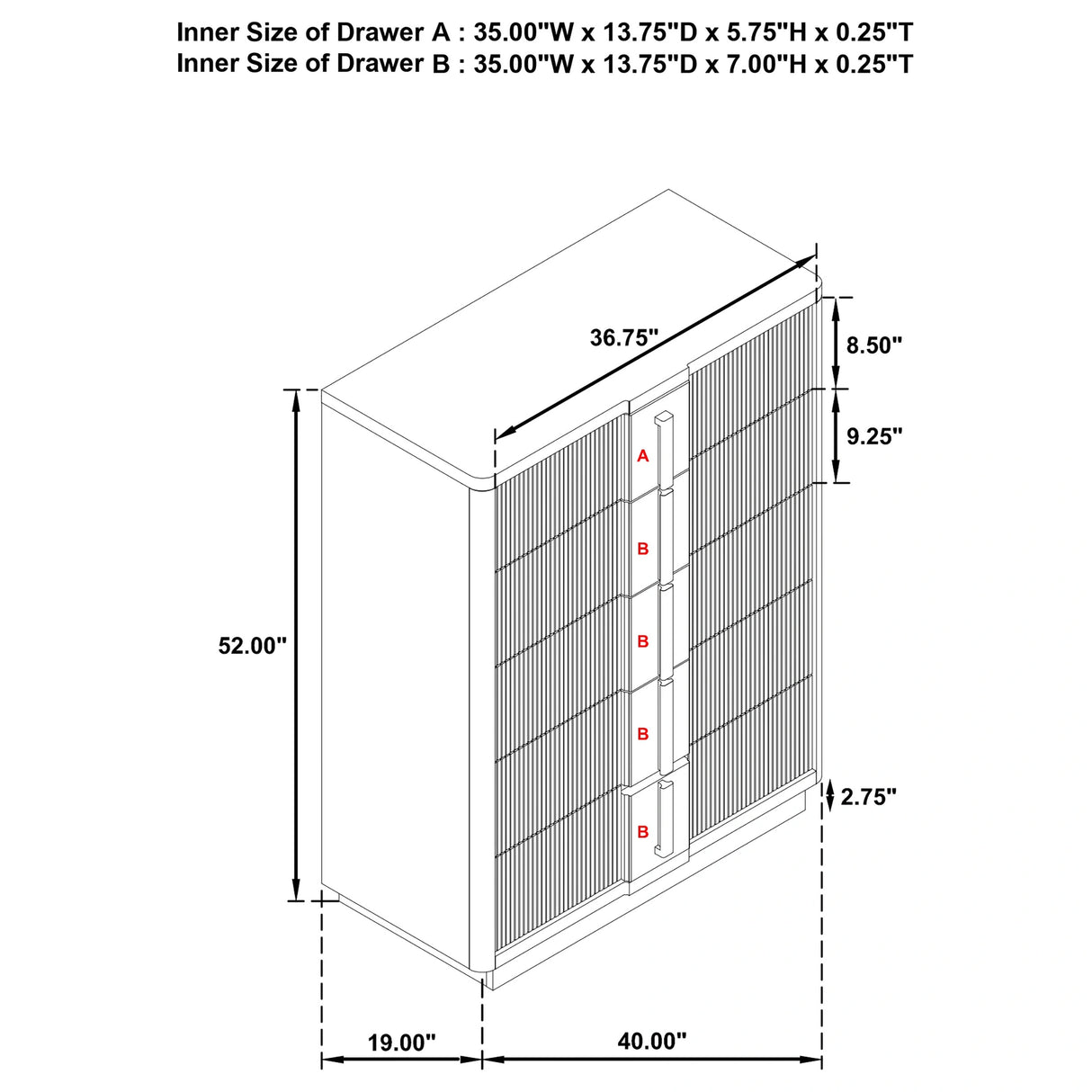 Terrace Chest of Drawers