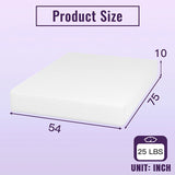 Nasturtium 10" Bamboo Charcoal Infused Memory Foam