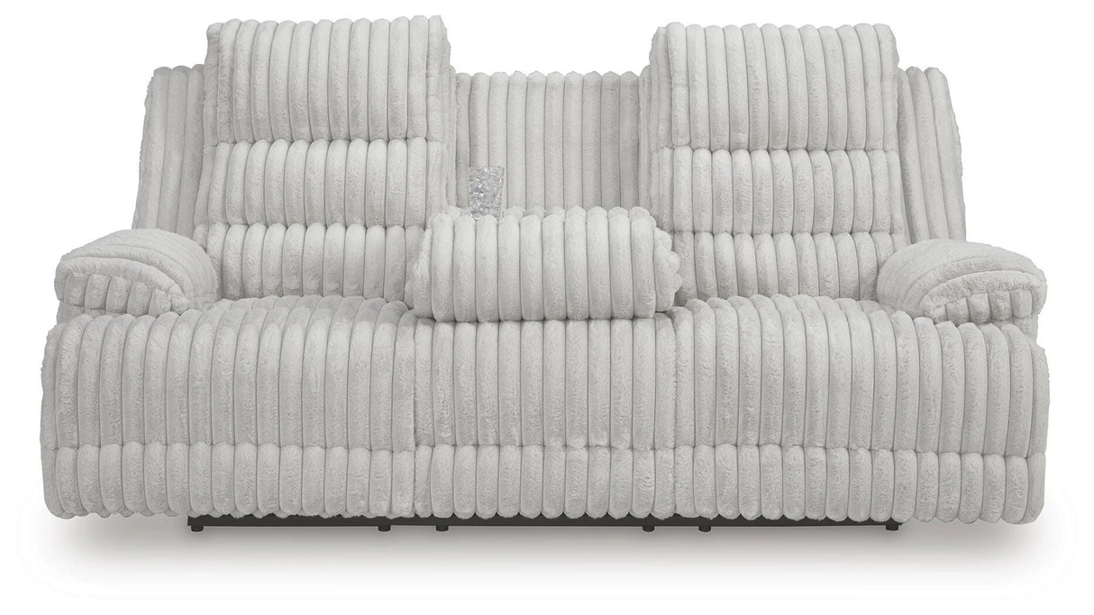 Rhines Falls Power Reclining Sofa with Drop Down Table