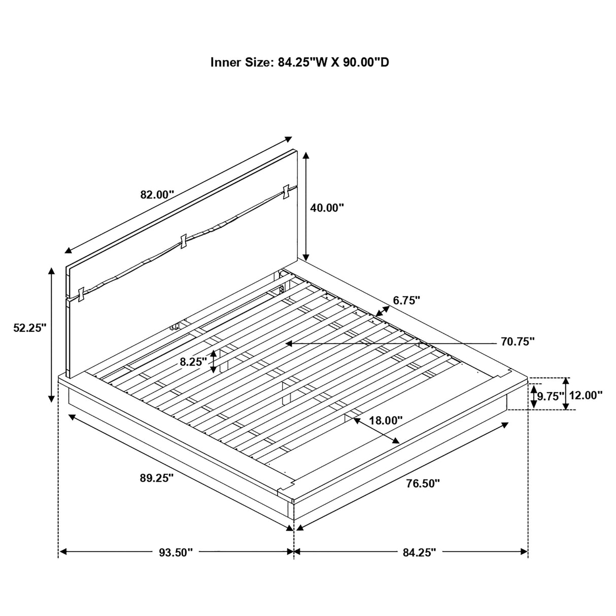 Winslow Panel Platform Bed