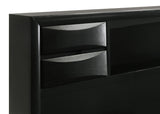 Briana Bookcase Platform Storage Bed