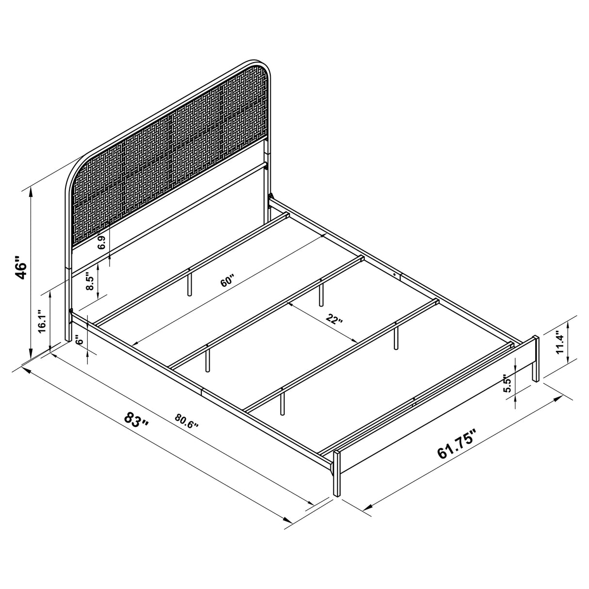 Amherst Panel Bed