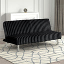 Hinwil Futon Sofa Bed Pink, Beige Grey, & Black