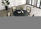 Tottenham 5 Pc Dining Table Set Black