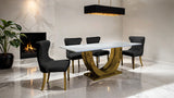 Portanova Gold Chair (2/CTN)