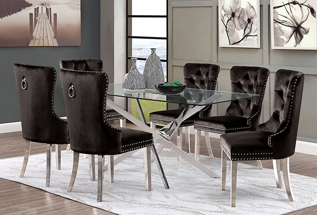 Silveria 7 Pc Dining Table Set