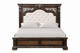 Promenade Bed Dark Brown & White