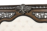Promenade Bed Dark Brown & White