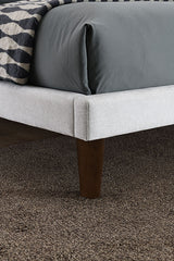 Verwood E.King, Full, & Queen Bed Gray & Light Gray