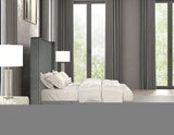 Cadwell E.King, Queen, & Full Bed White, Gray, & Black