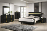 Lillestrom E.King, Queen, Full, & Full Bed Black & White