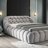 Newquay Bed Black, White, & Gray