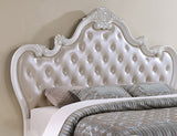 Ventresca 4 & 5 Piece Queen Bedroom Set White & Chrome