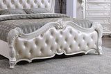 Ventresca 4 & 5 Piece Queen Bedroom Set White & Chrome