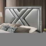 Emmeline 4 & 5 Piece Queen Bedroom Set Gray & White